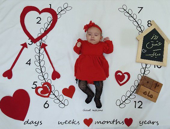 دو ماهگی نوزاد رادین و آیلین اسکندرزاده