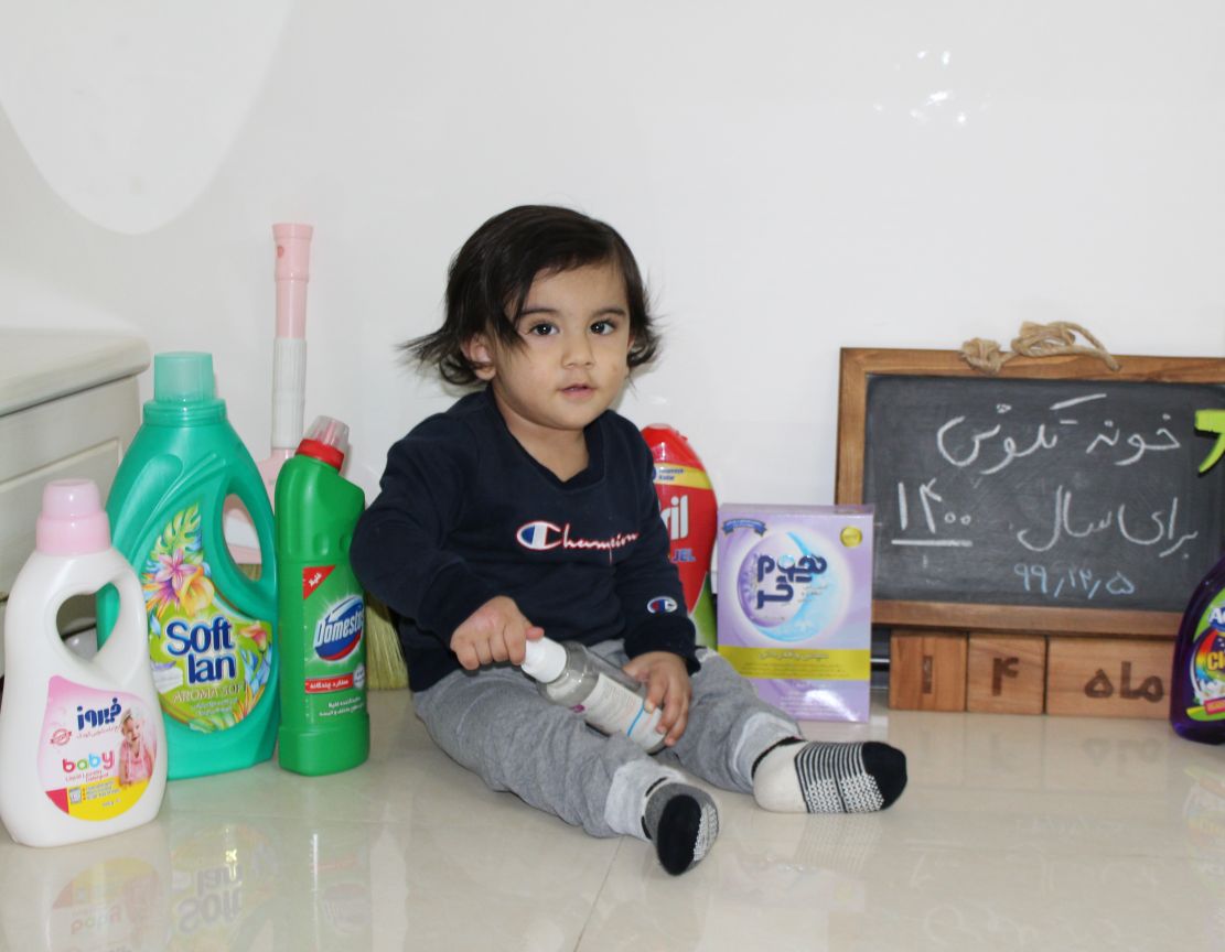 چهارده ماهگی_کودک رادین و آیلین اسکندرزاده