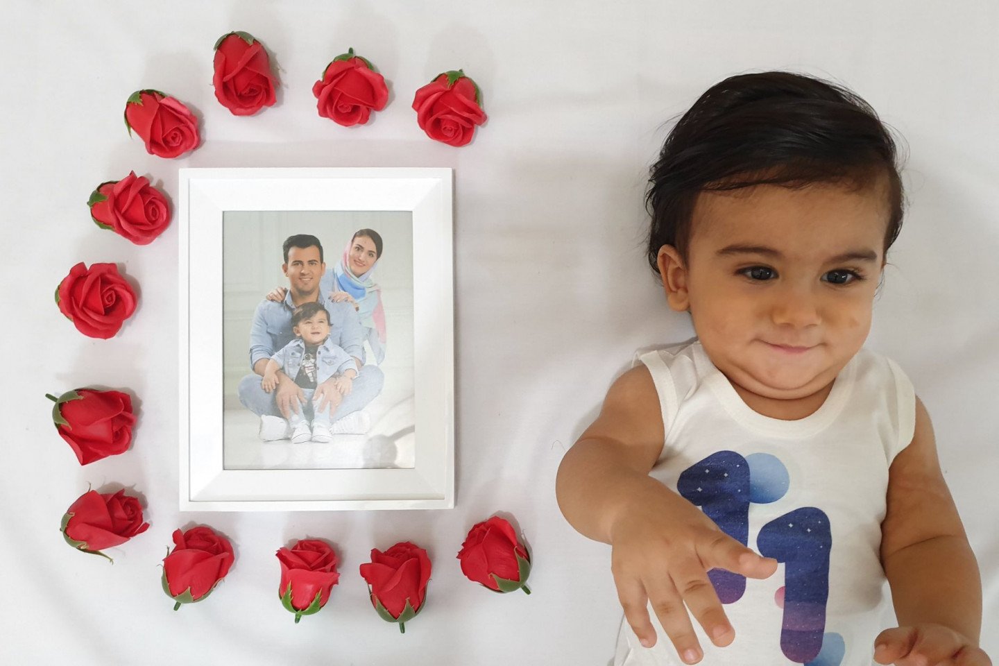 یازده ماهگی نوزاد رادین و آیلین اسکندرزاده