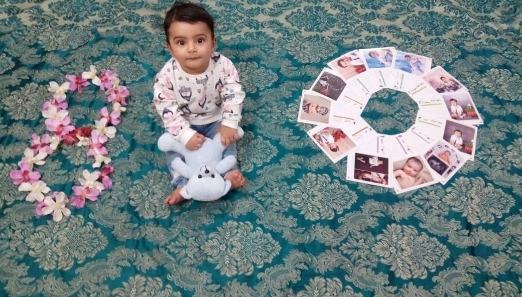 ایستادن نوزاد آرسام غلامی