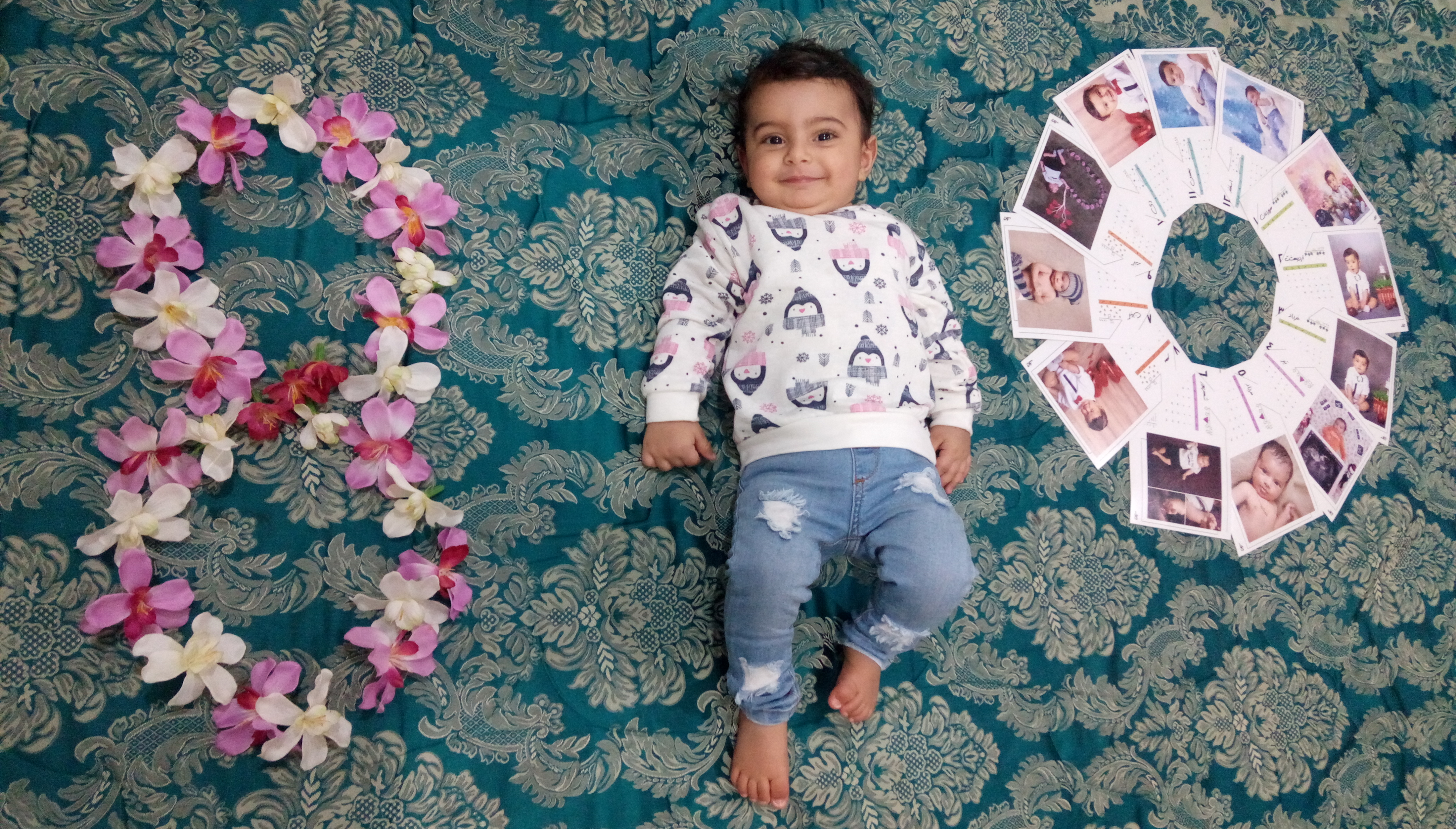 ایستادن نوزاد آرسام غلامی