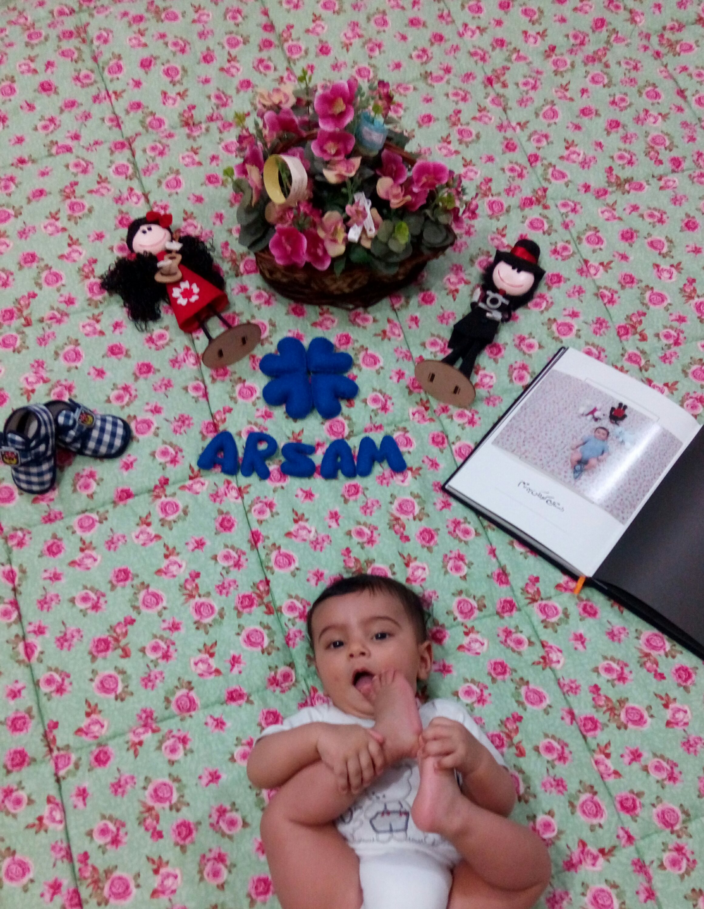 عکس نوزاد پسر آرسام غلامی