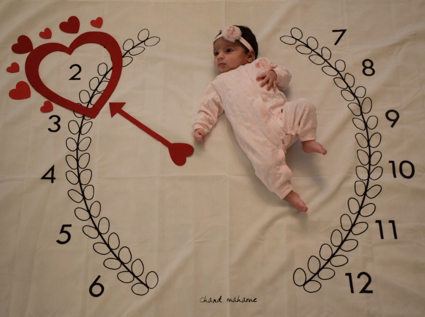 یک ماهگی نوزاد آوين تاج الدين