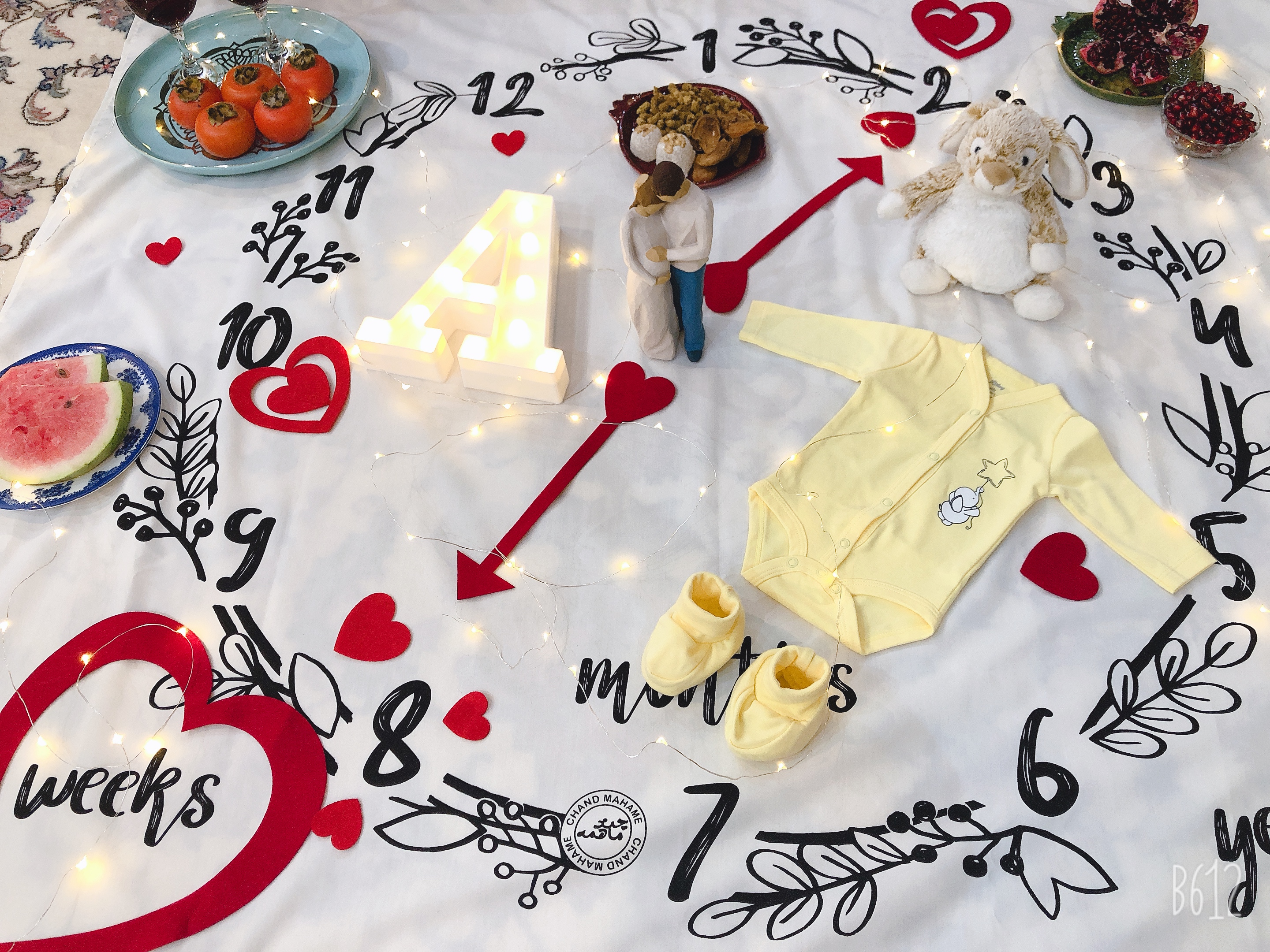 ماه هفتم بارداری آرش حیدری