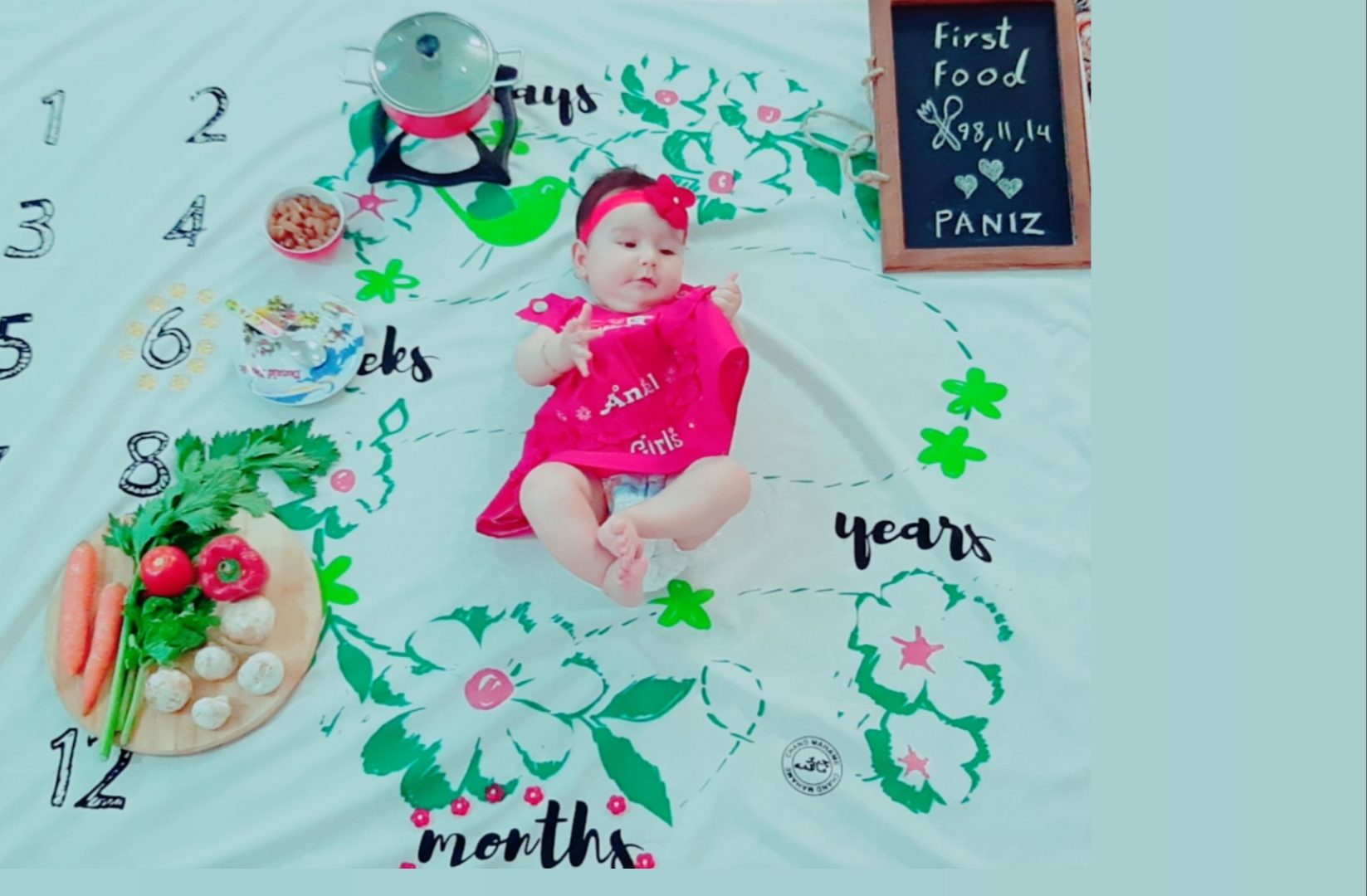 شروع غذای کمکی زهراجهاد