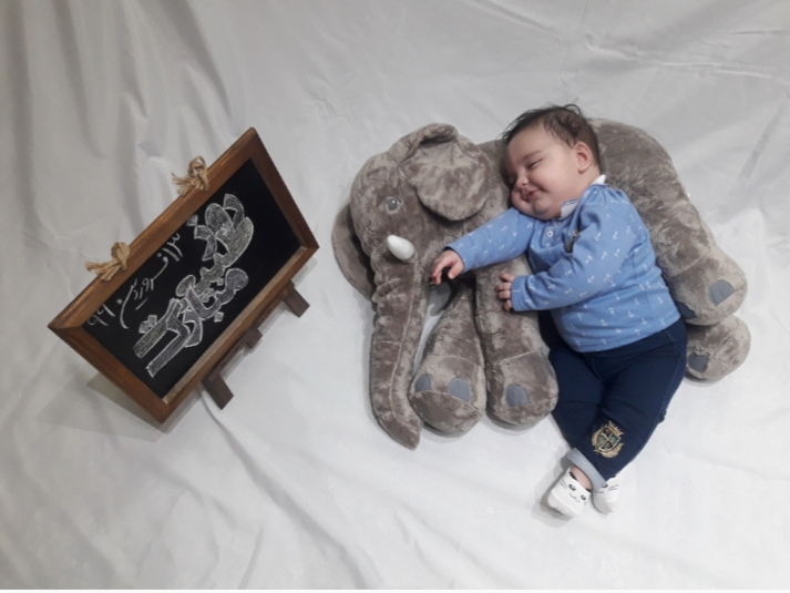 عکس نوزاد پسر آرسین عیوضی