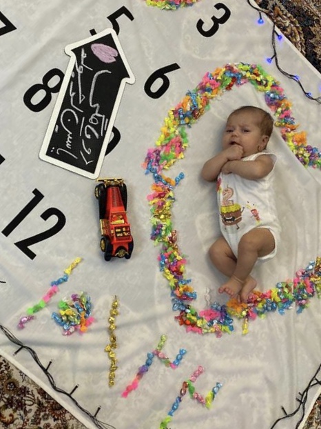 عکس نوزاد پسر یاسین بصیری