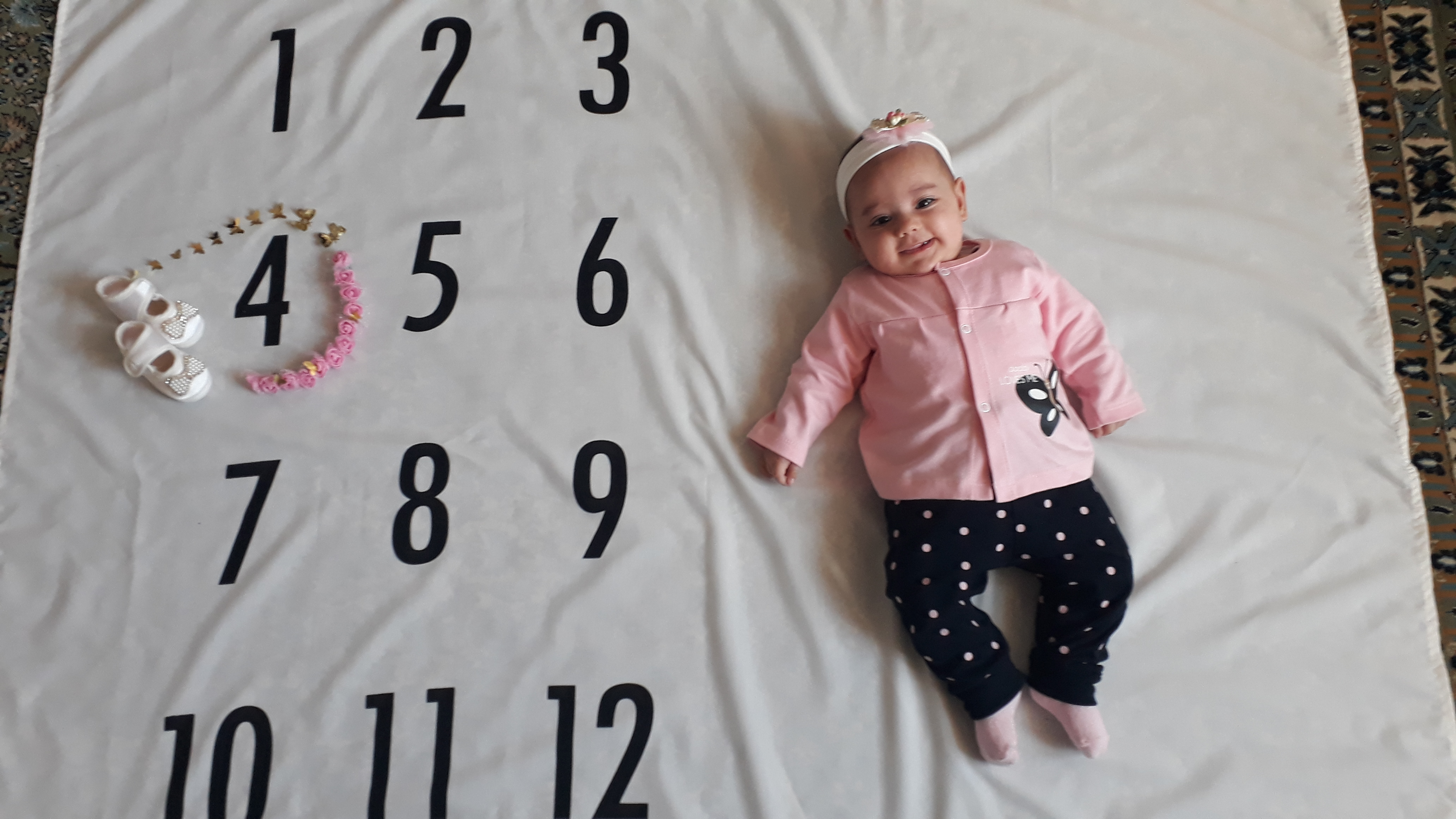 چهار ماهگی نوزاد نفس قاسمی سپرو