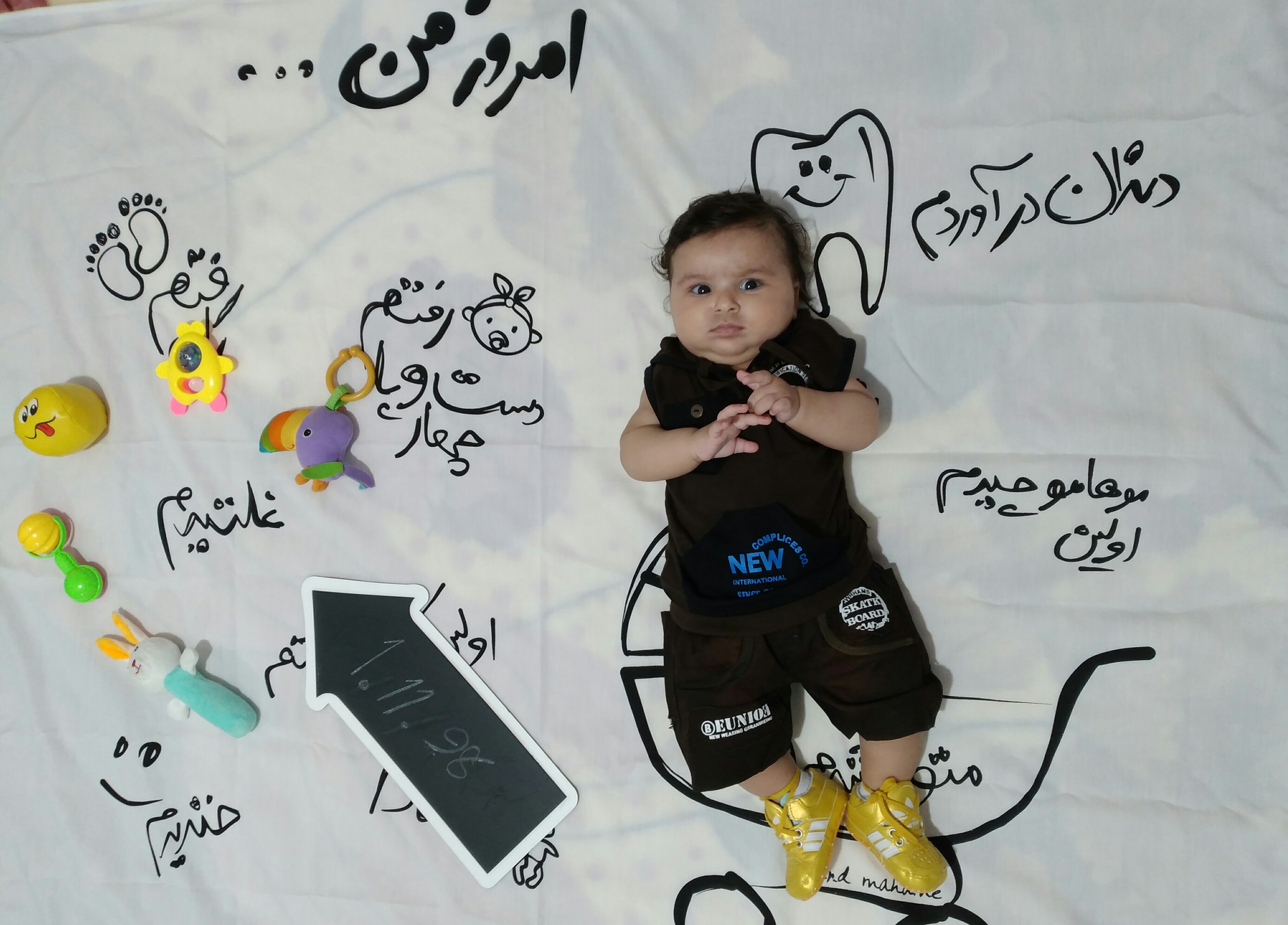 نشانگر ماهگرد تاج طلایی سوگندعابدی