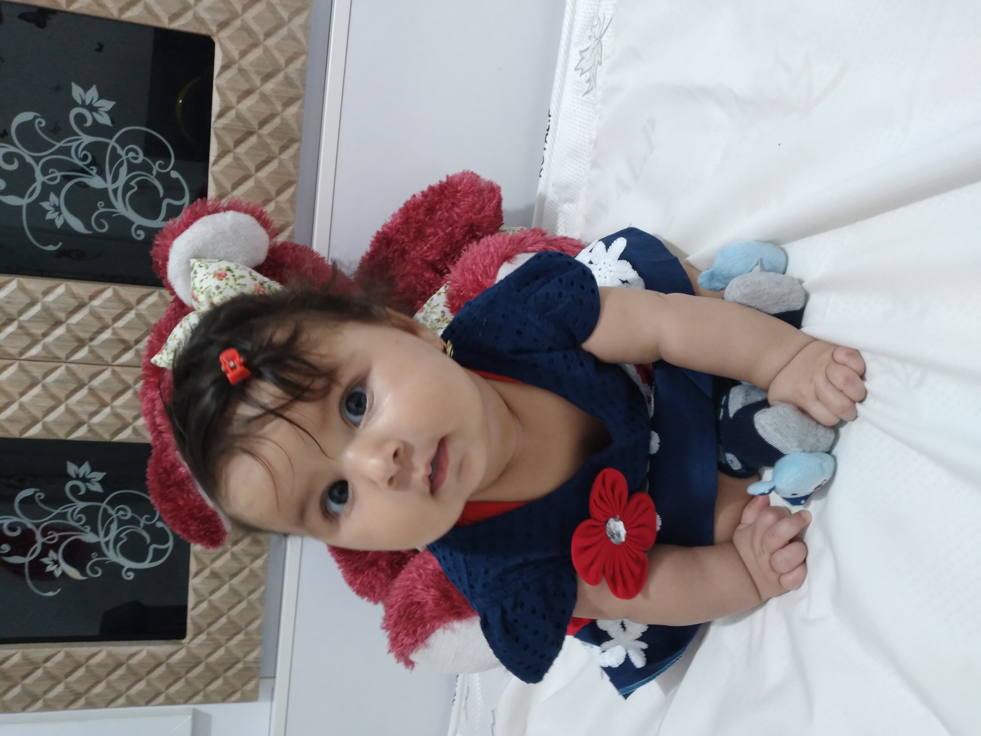 پارچه ماهگرد نوزاد طرح کلاسیک سوگندعابدی