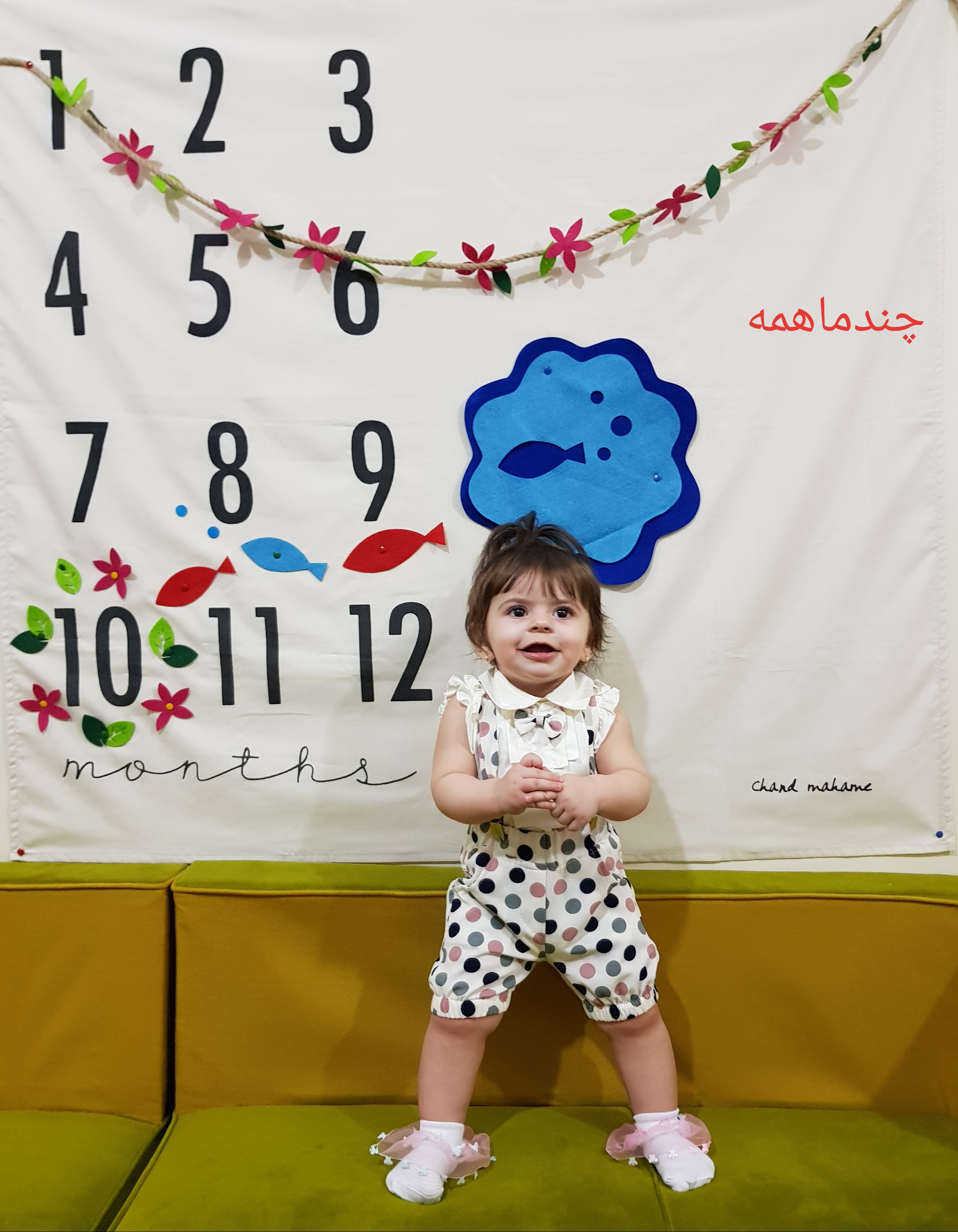 ده ماهگی نوزاد آنیسا ارغوان