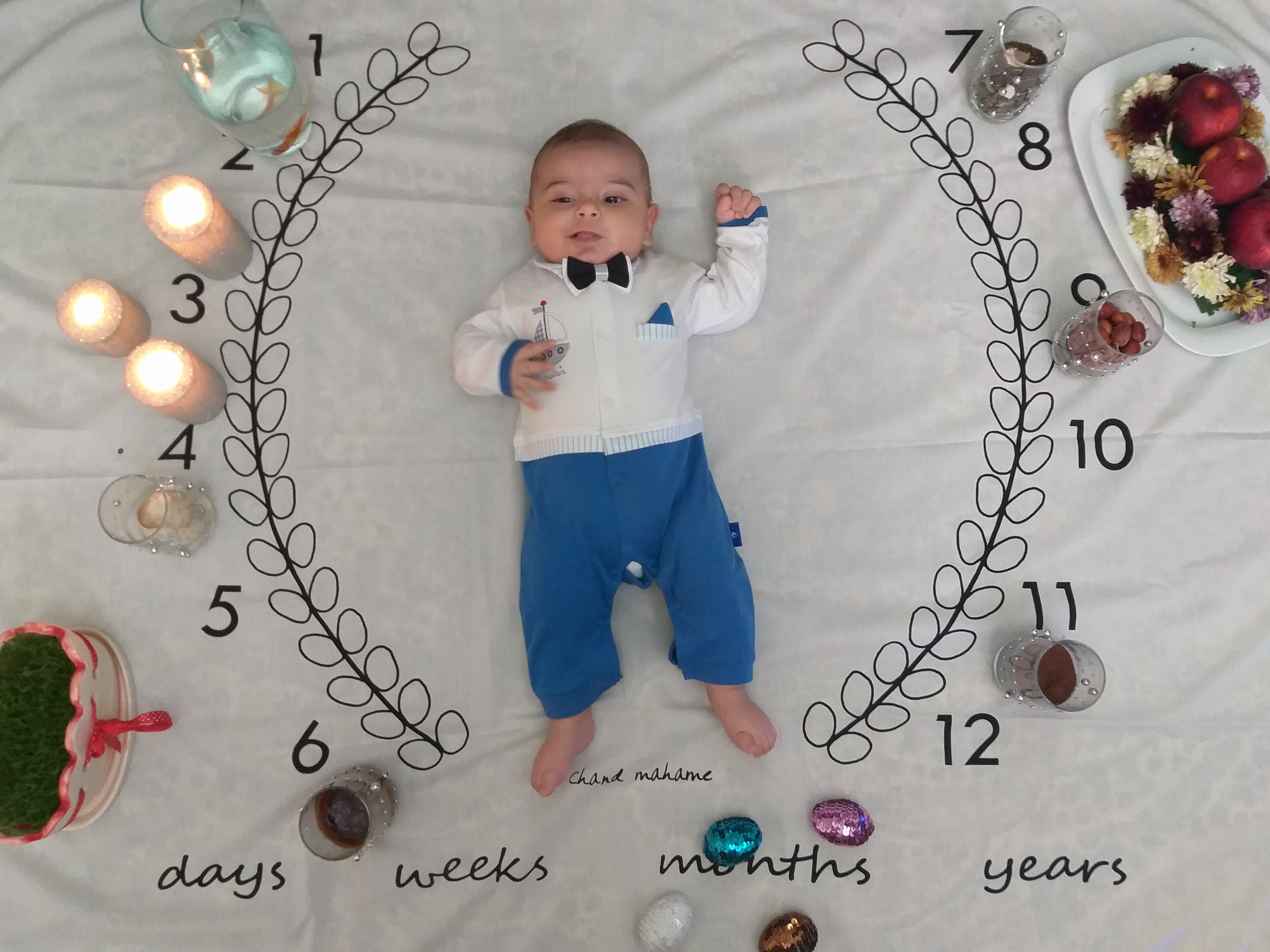 چهار ماهگی نوزاد سید مهراد حسینی