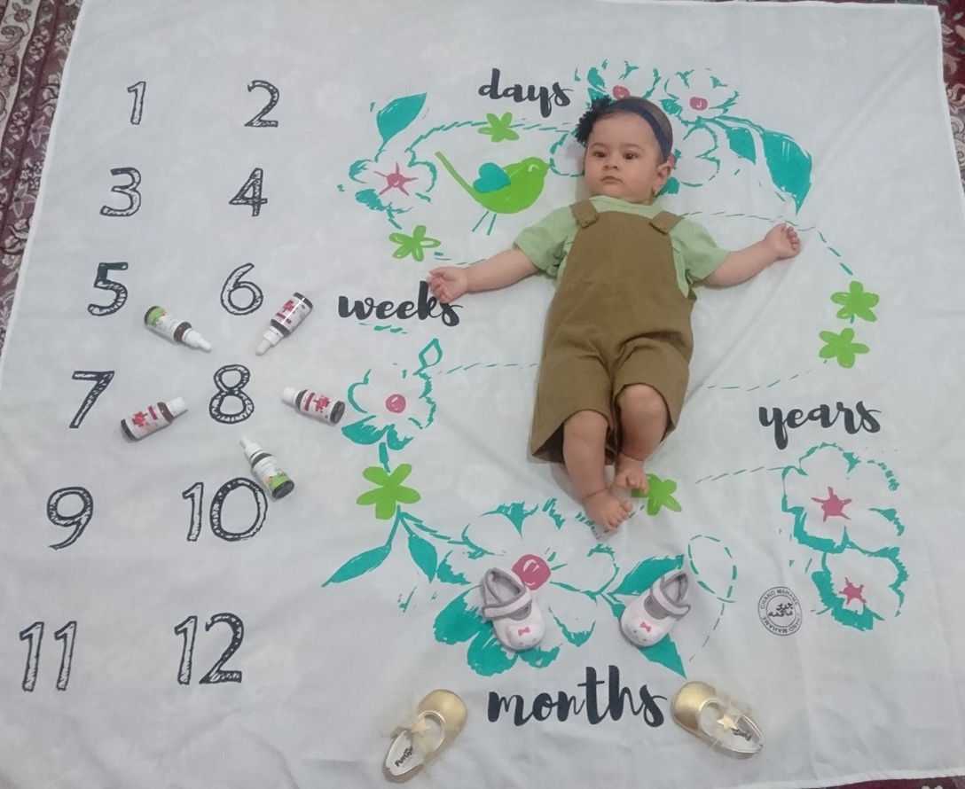 ایستادن نوزاد روشا شعبانی