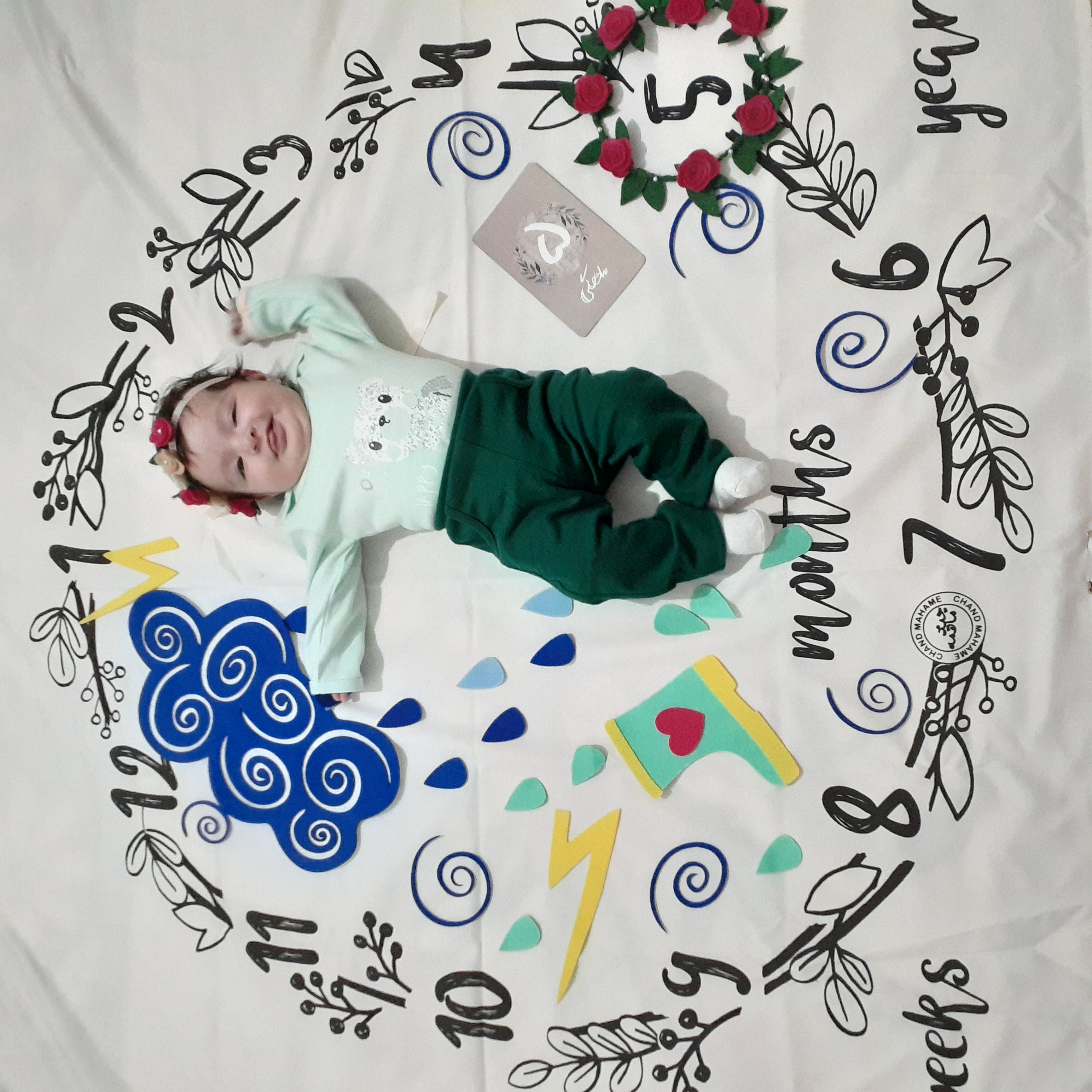 چهار ماهگی نوزاد آدرینا قلی پور