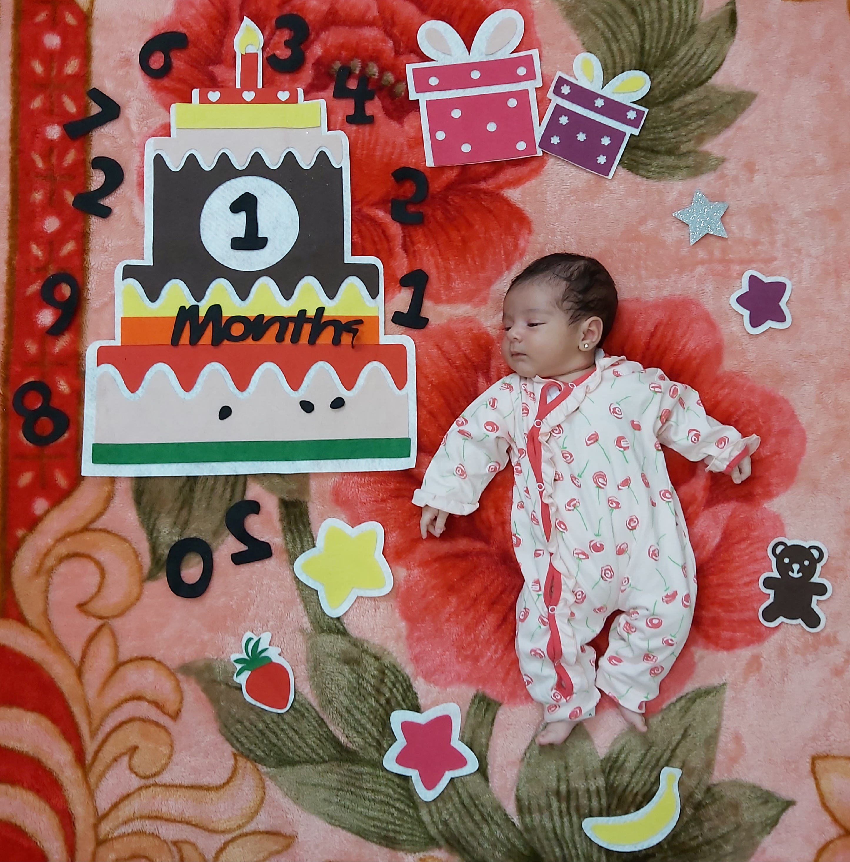 یک ماهگی نوزاد لعیا پاسدار یزد