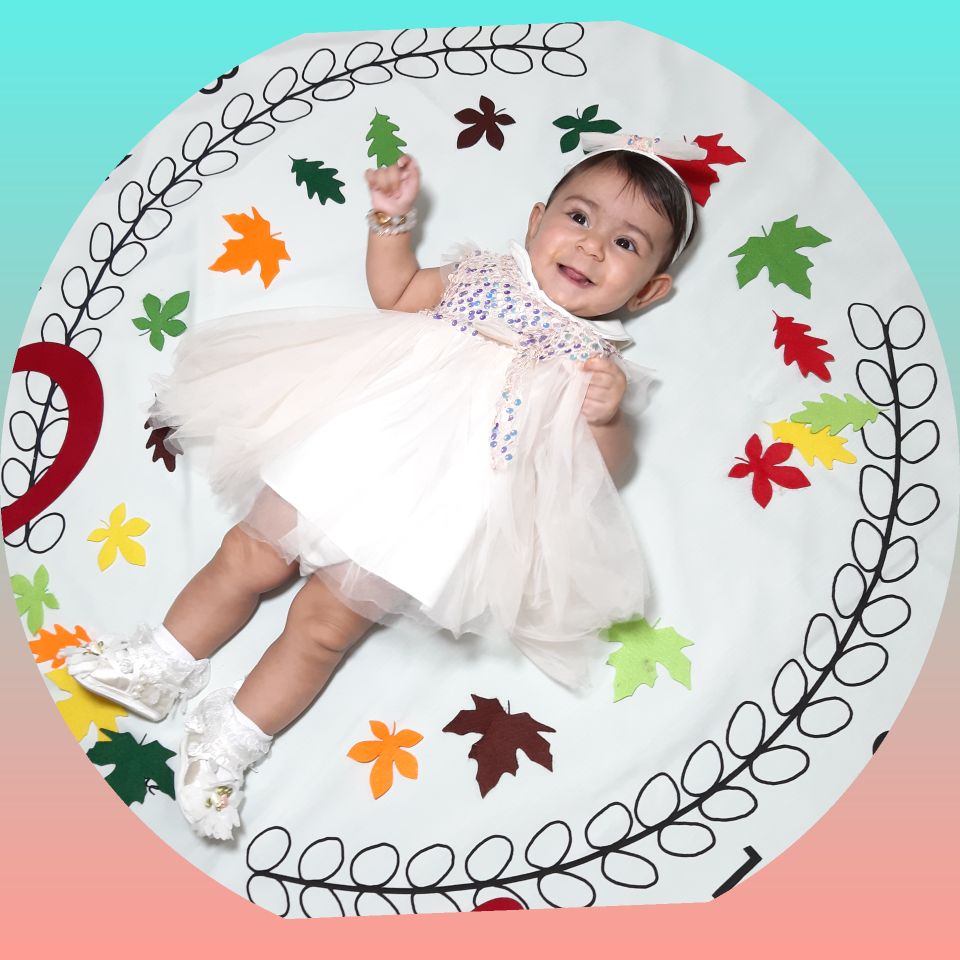 تم عکس پاییزی نوزاد ارغوان ترابیان