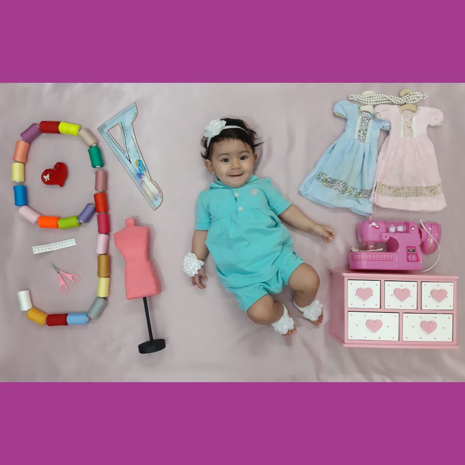 تم عکس زمستانی نوزاد ارغوان ترابیان