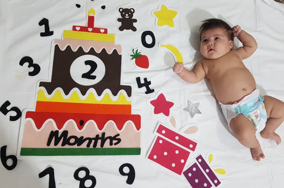 دو ماهگی نوزاد آوین زنگنه