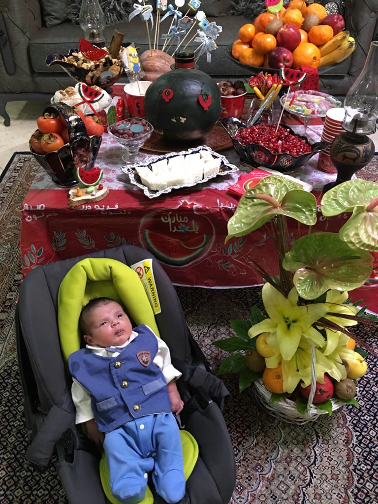 تم عکس زمستانی نوزاد آرسام اطروش