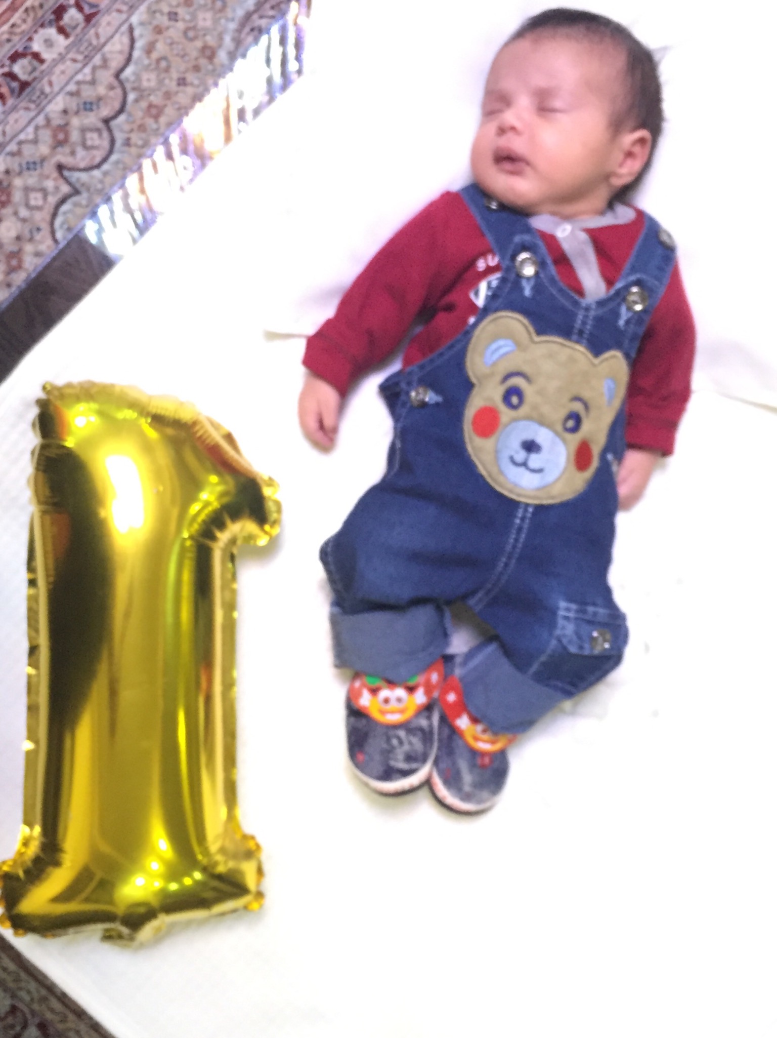 یک ماهگی نوزاد آرسام اطروش