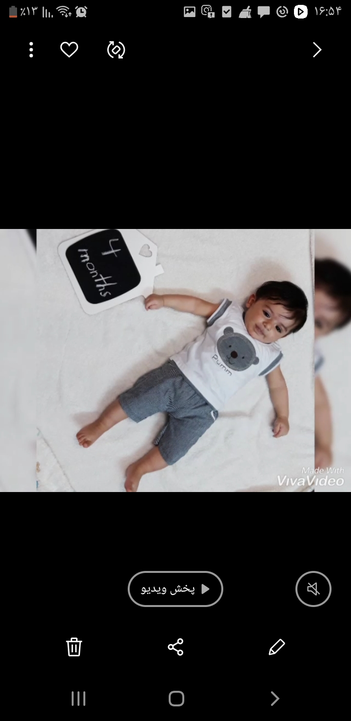 غلتیدن نوزاد امیررهام عباسی مقدم