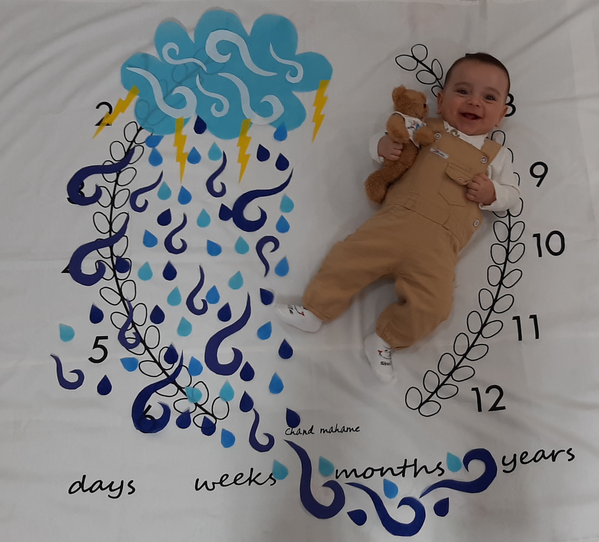 پنج ماهگی نوزاد سامیار حسن راد