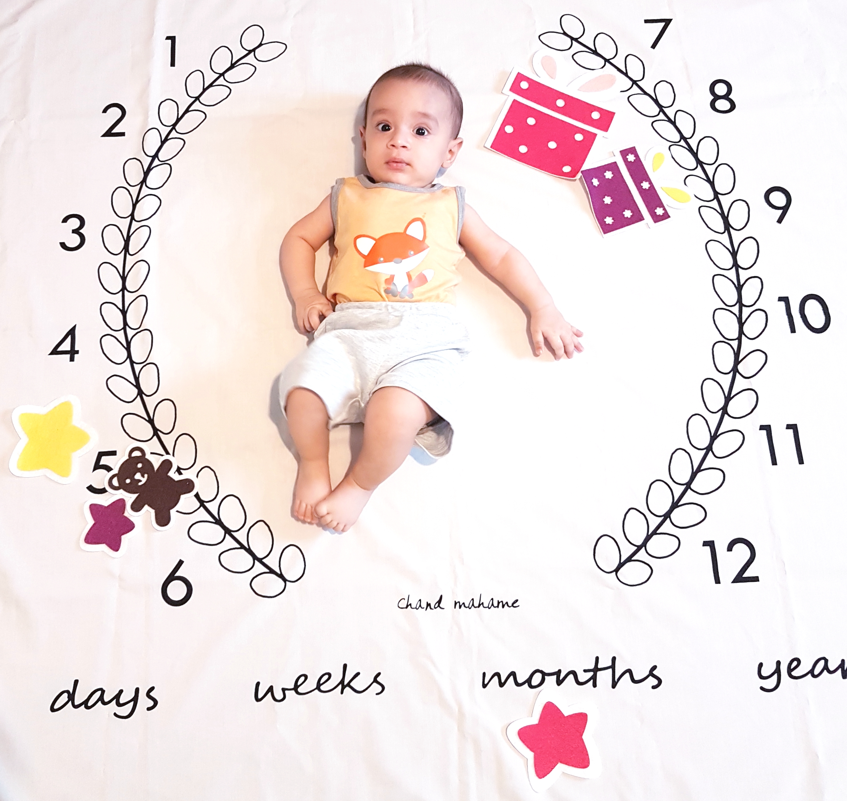 کیک ماهگرد تولد ارشیا اکرمی