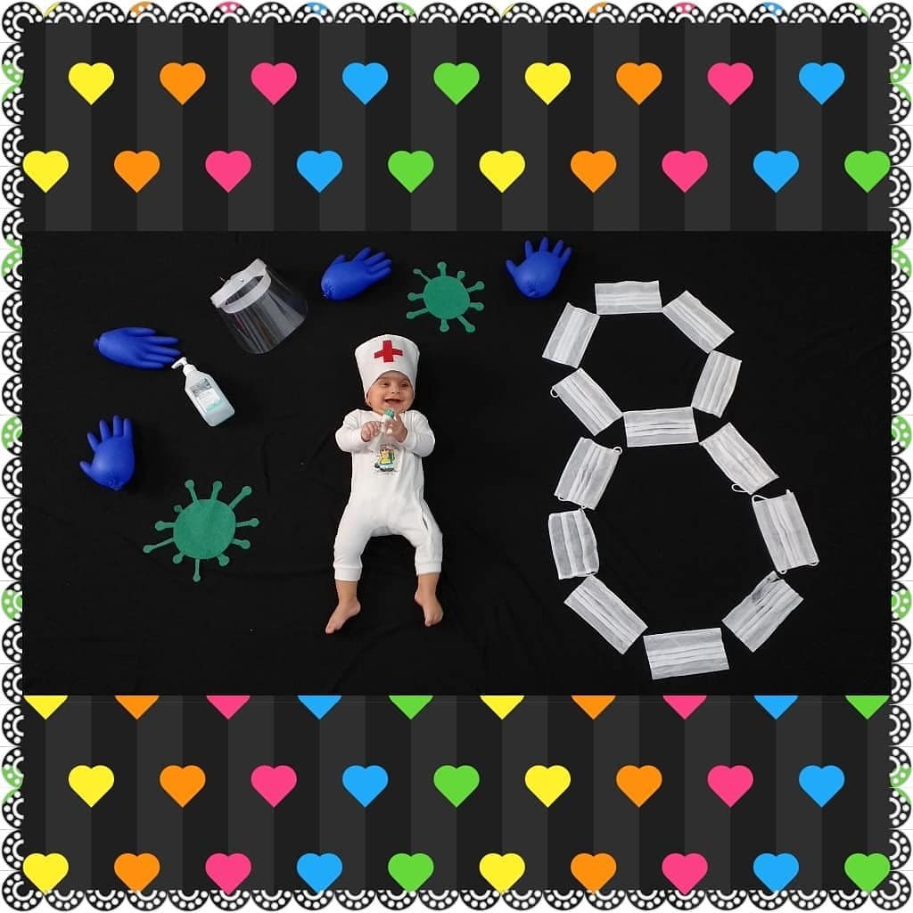 هشت ماهگی نوزاد آدرینا رهنما