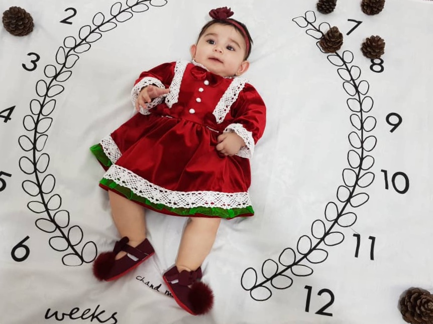 شانزده ماهگی کودک روشا خلج