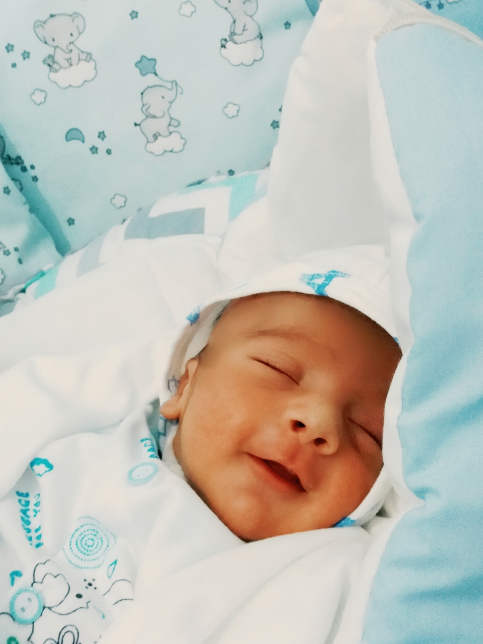 تم عکس زمستانی نوزاد سامین