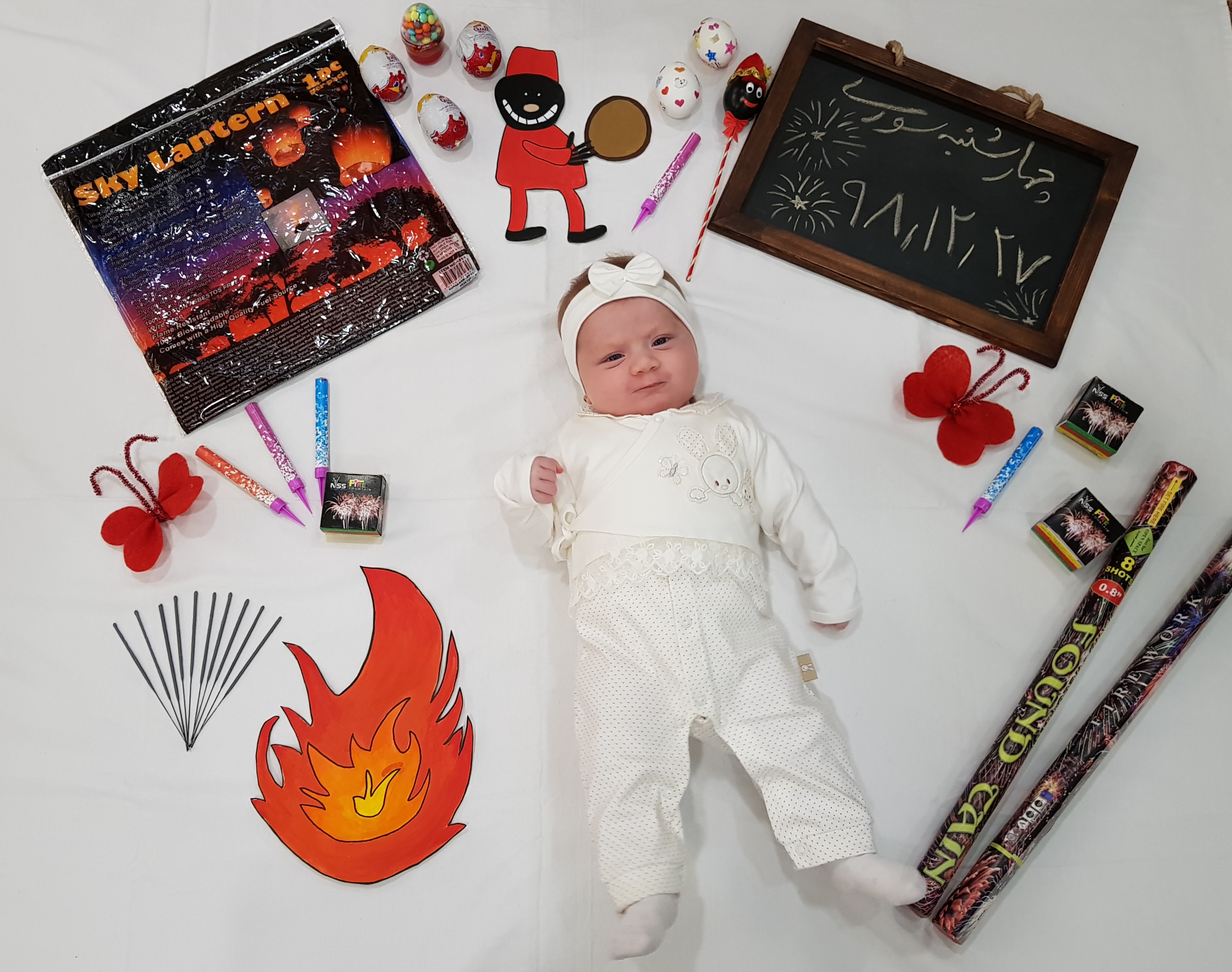 عکس نوزاد دختر هانا عسگری