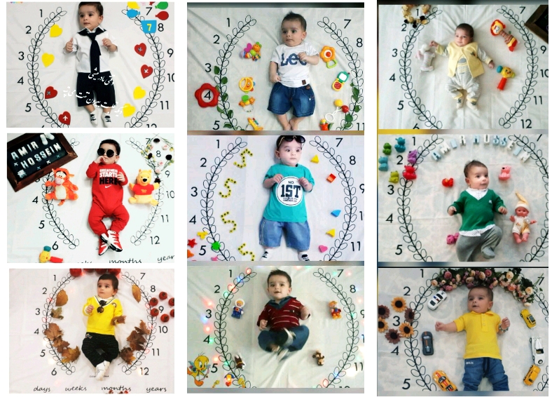 دوازده ماهگی نوزاد امیرحسین حسن زاده