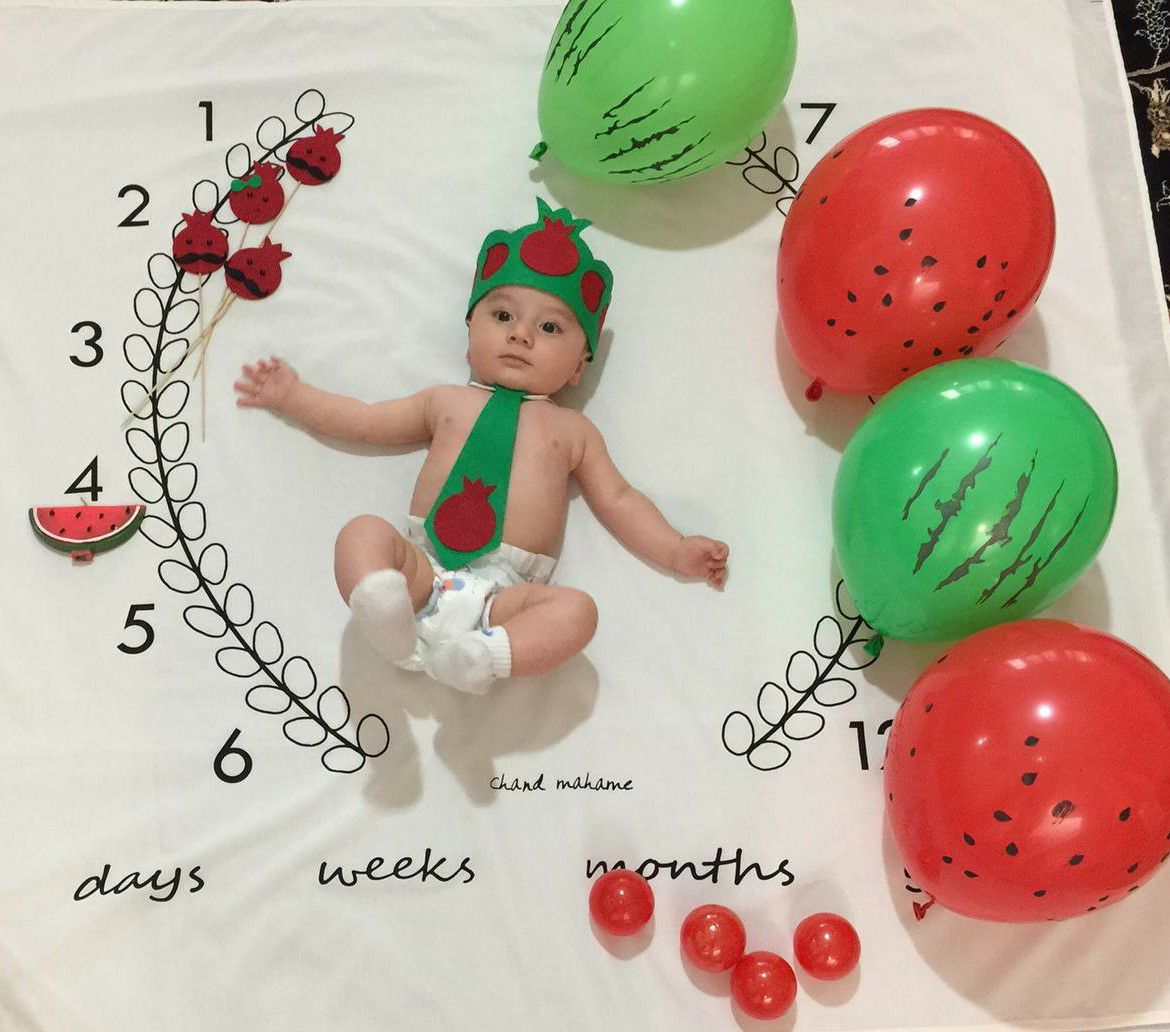 چهار ماهگی نوزاد باراد رحیمی