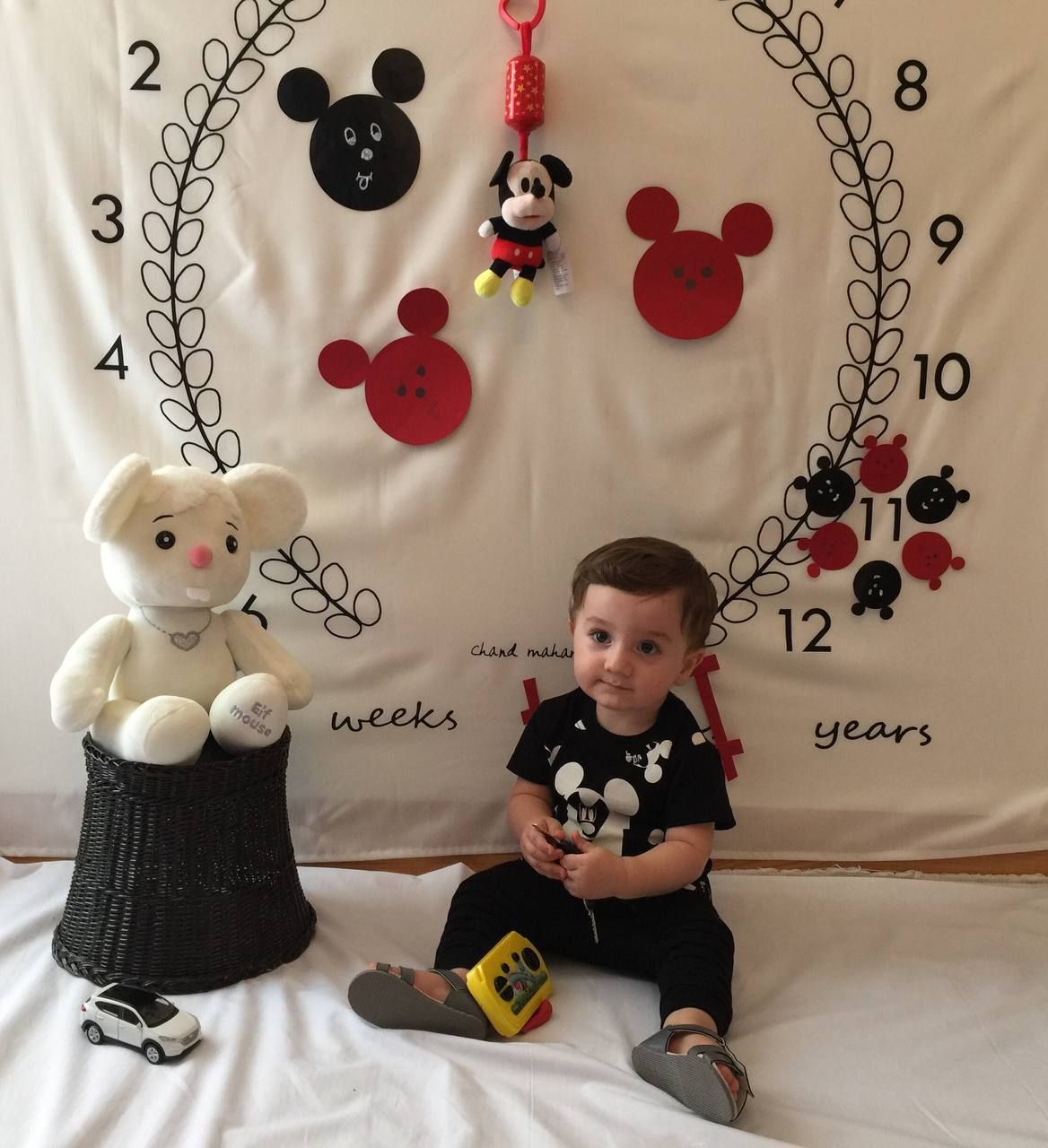 پارچه ماه شمار طرح شاخه زیتون باراد رحیمی