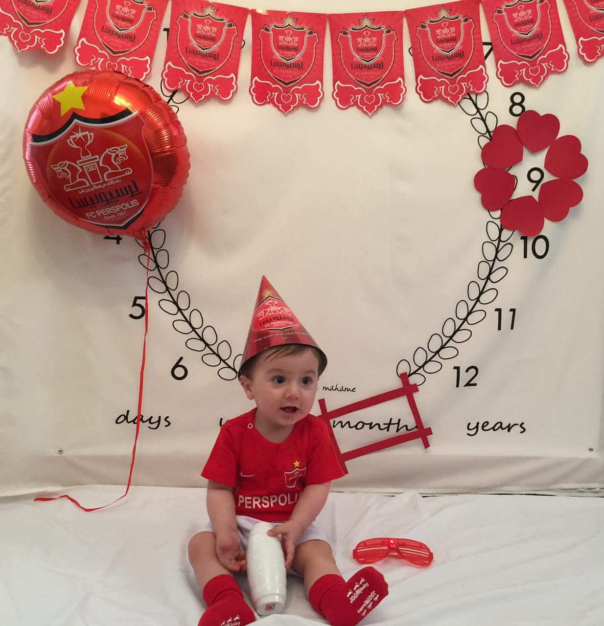 نه ماهگی نوزاد باراد رحیمی