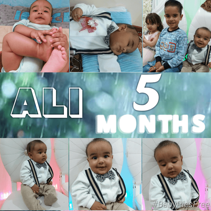 تم عکس زمستانی نوزاد علی چعبی