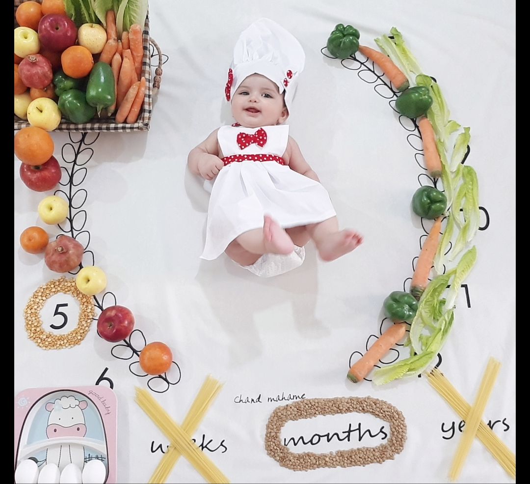 پارچه ماه شمار طرح شاخه زیتون لنا آقابیگی