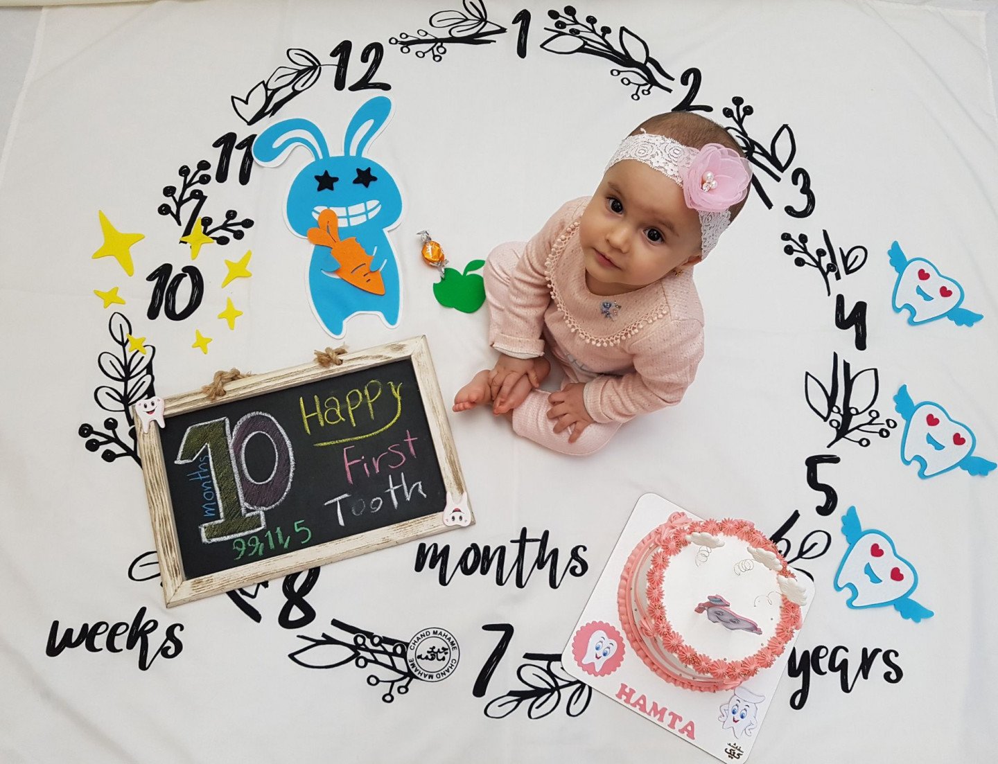 جشن دندونی نوزاد همتا قیاسوند