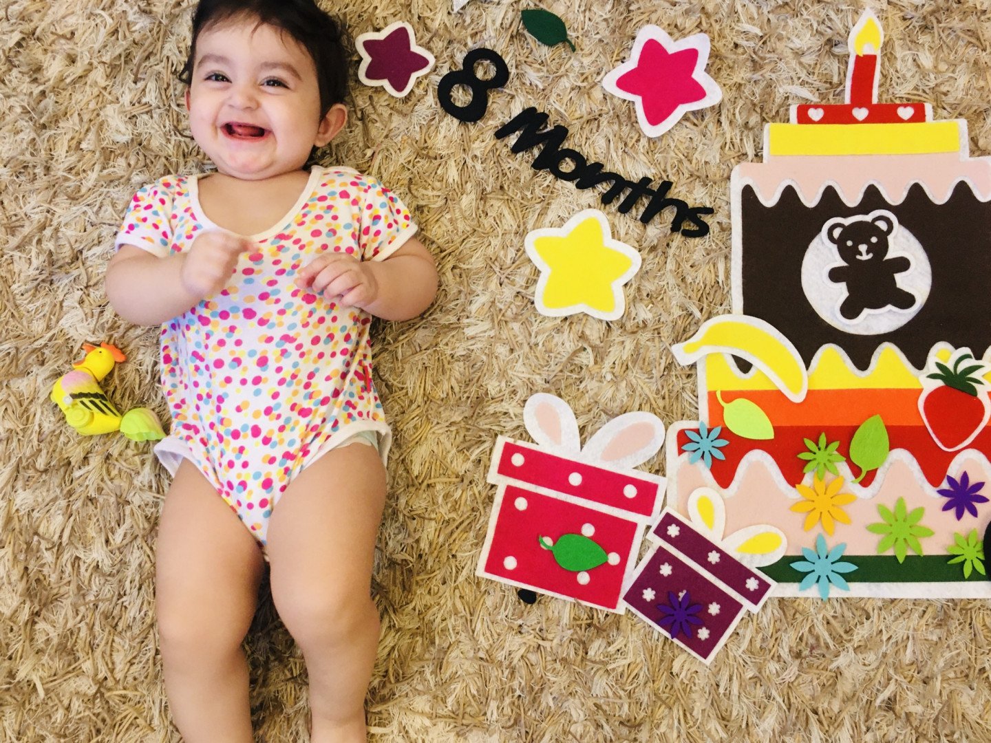 هشت ماهگی نوزاد وانیا علیدوست