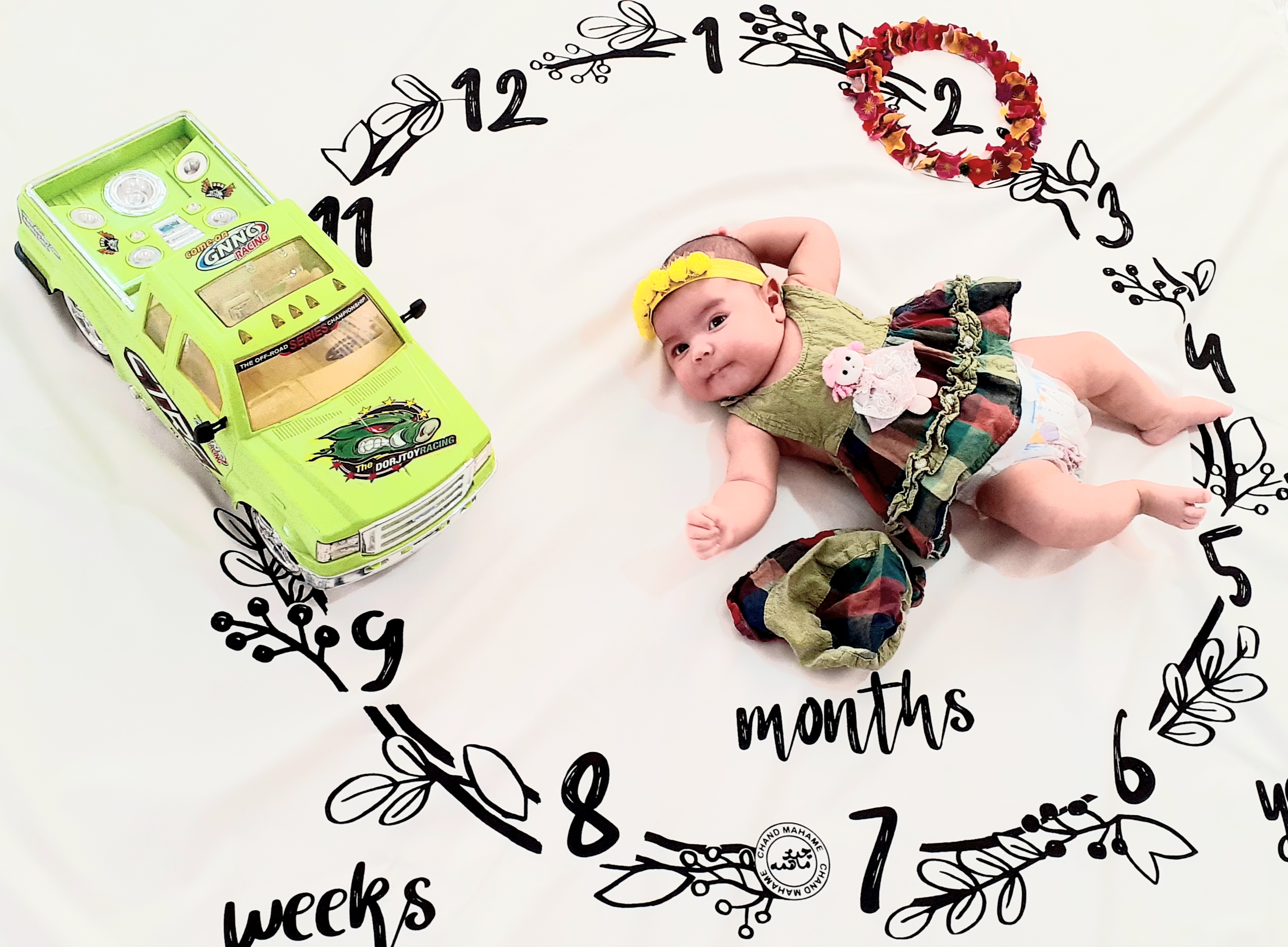 عکس نوزاد دختر آوین رستمیان