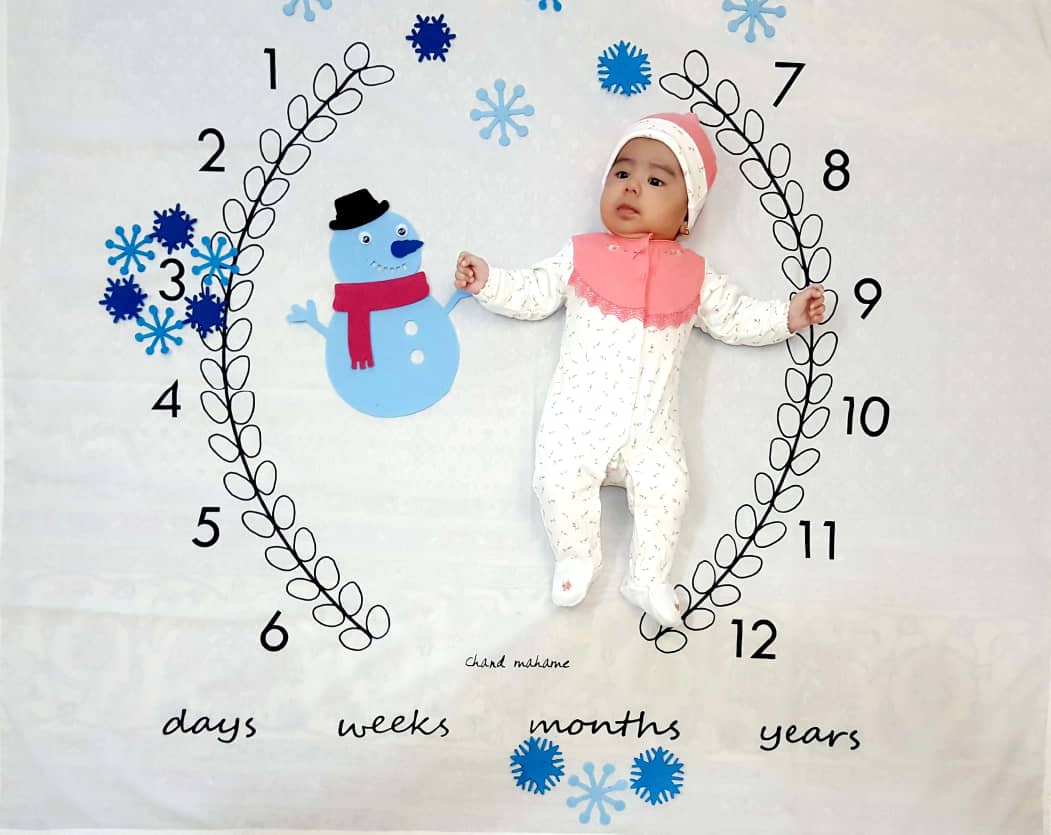 تم عکس زمستانی نوزاد شیده خداداد