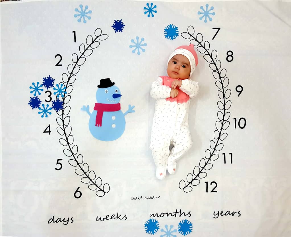 تم عکس زمستانی نوزاد شیده خداداد