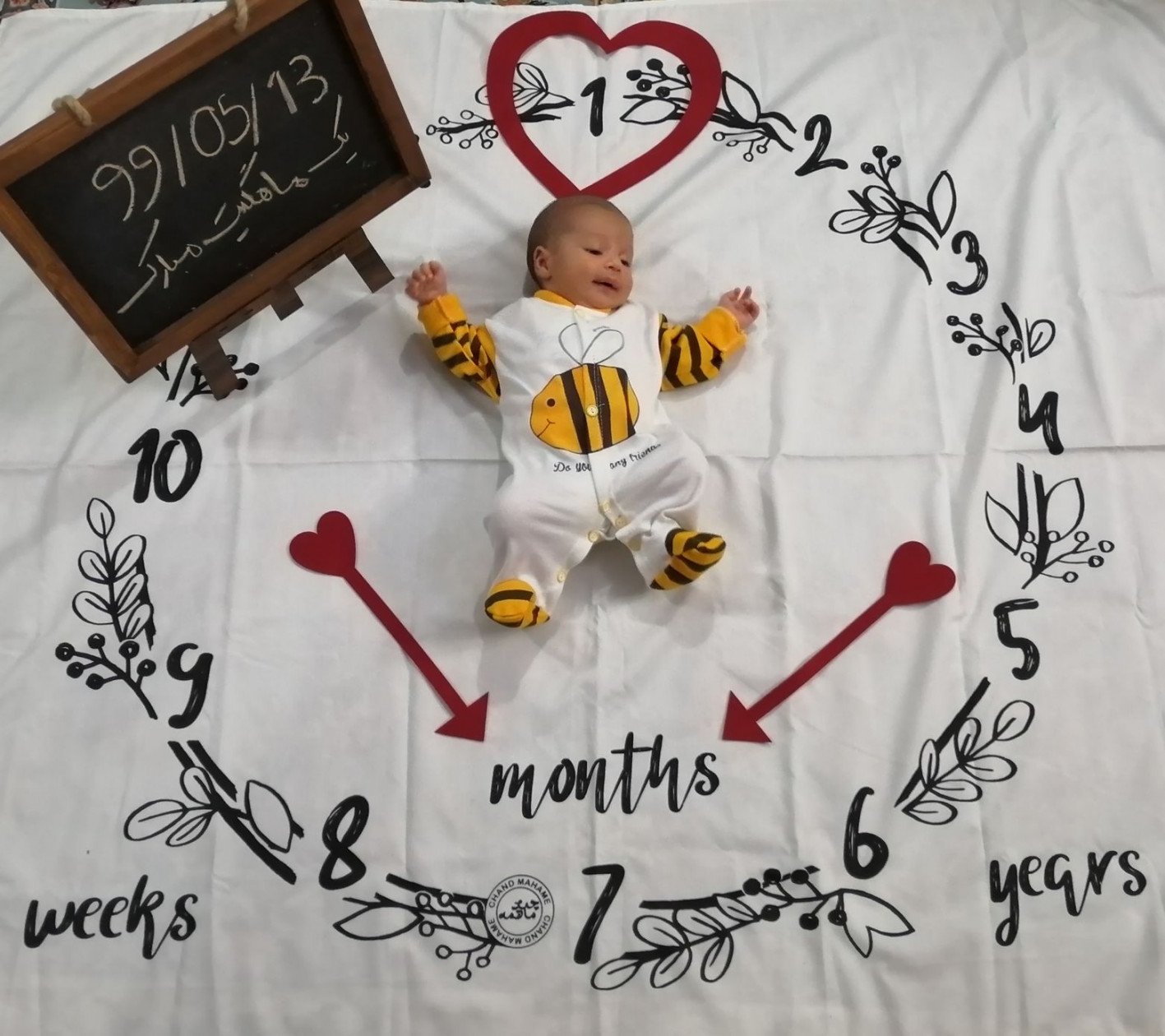 چهار ماهگی نوزاد مهرسام سعیدی واحد