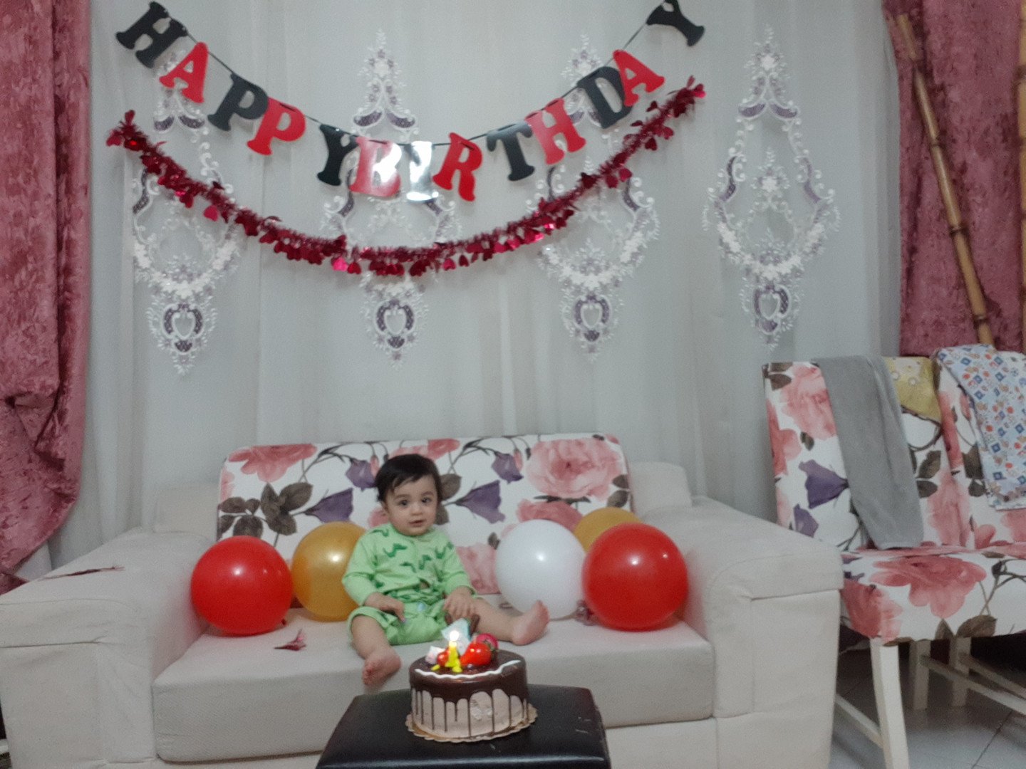 دوازده ماهگی نوزاد امیر حسن محمدی