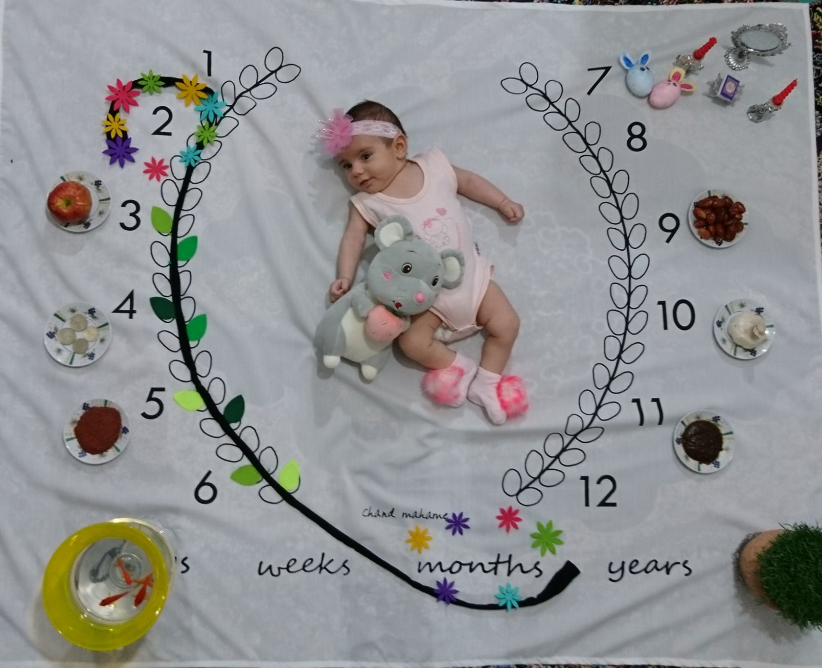 تم عکس بهاری کودک دایانا بیات