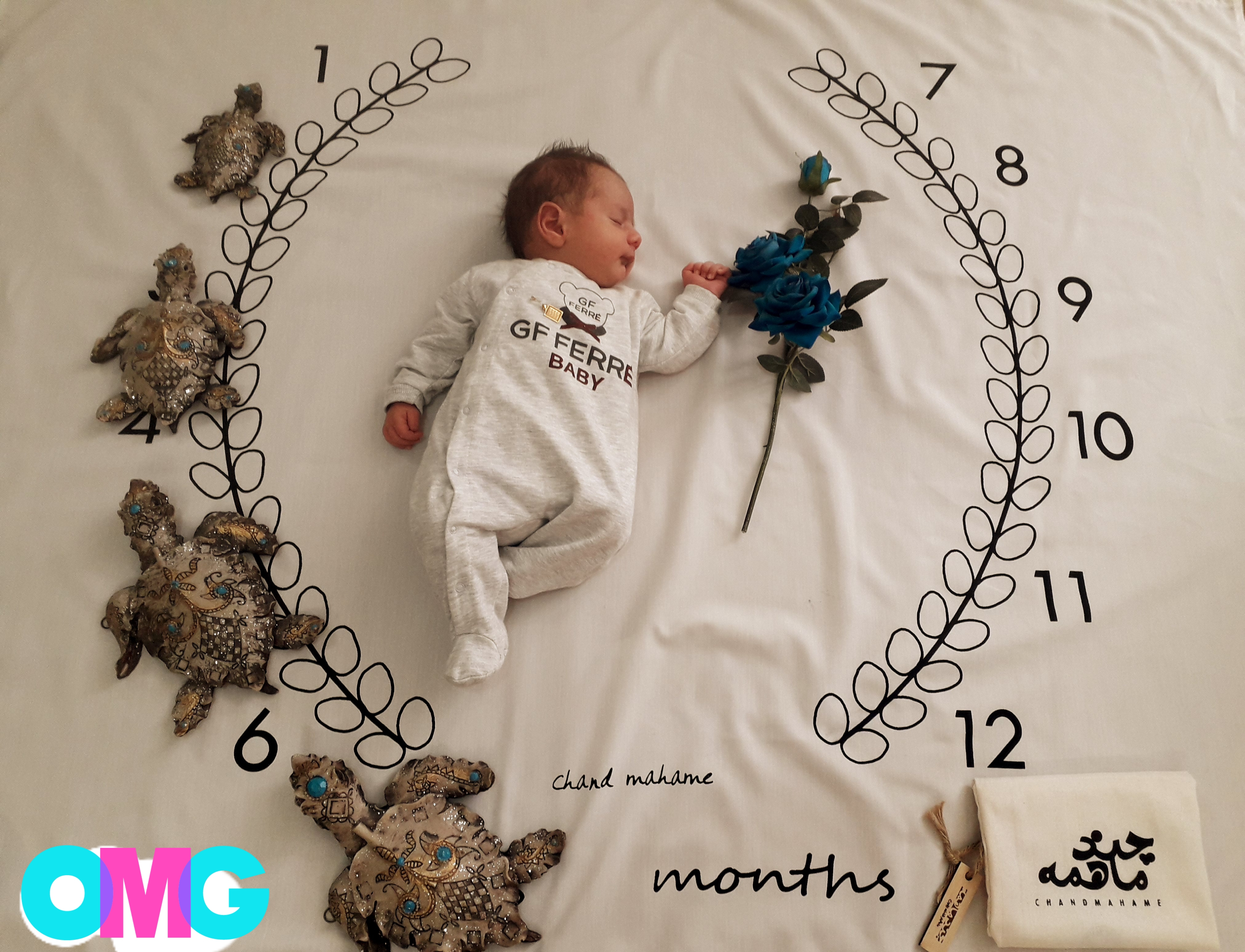 یک ماهگی نوزاد مریم کریمی پور