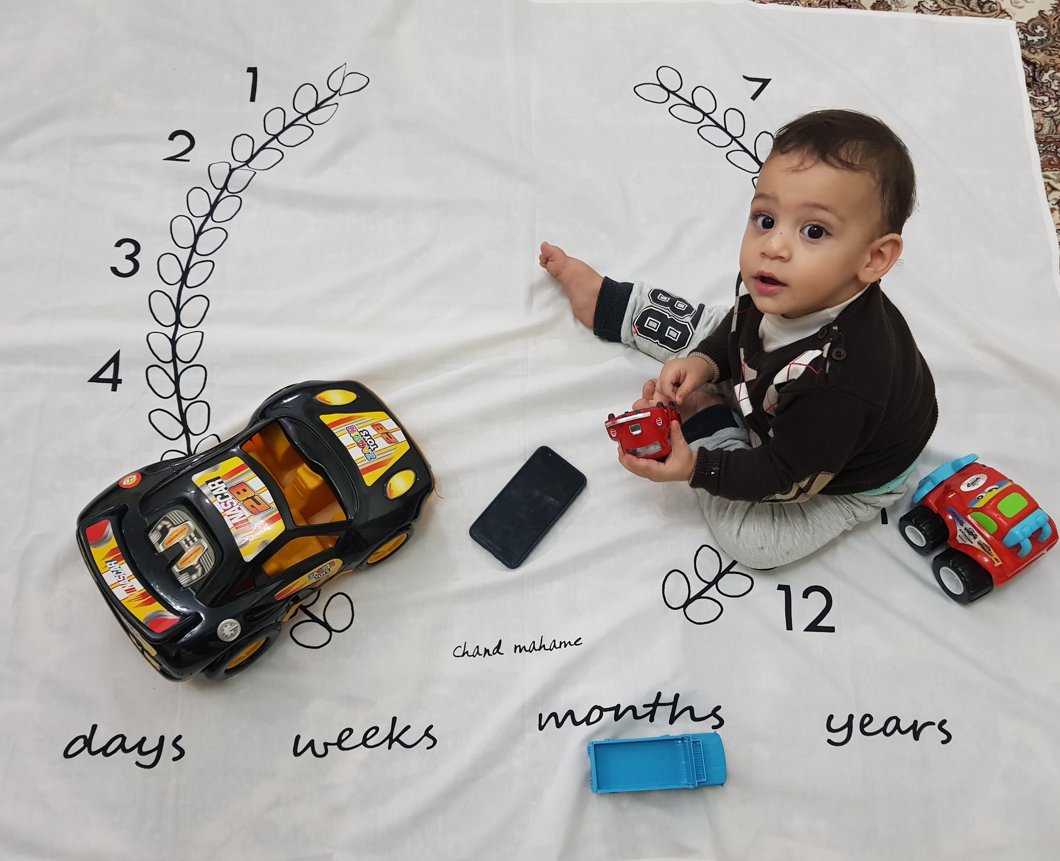 یازده ماهگی نوزاد نجاتی