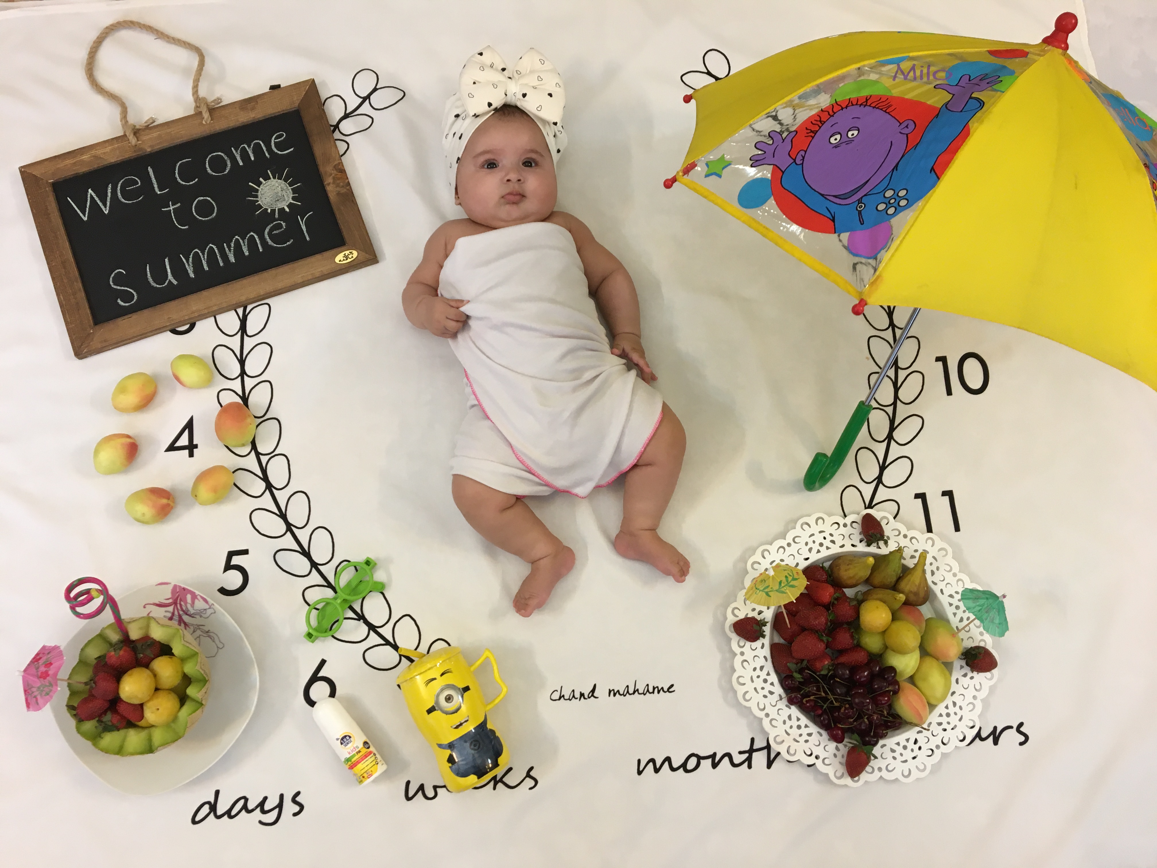 چهار ماهگی نوزاد روشنا رمضانی