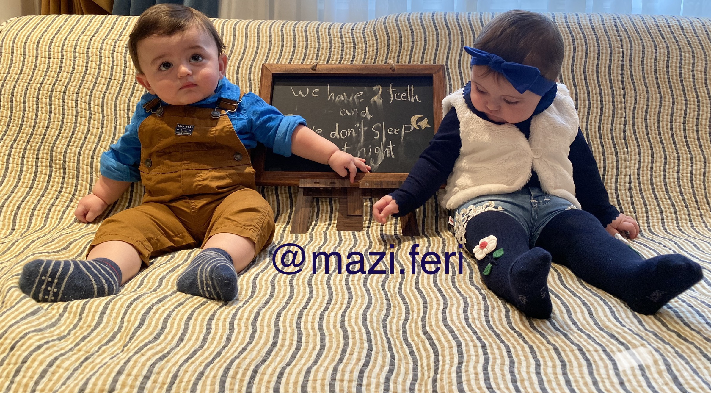 هشت ماهگی نوزاد مازیار و فریال فتحعلیان(دوقلو)