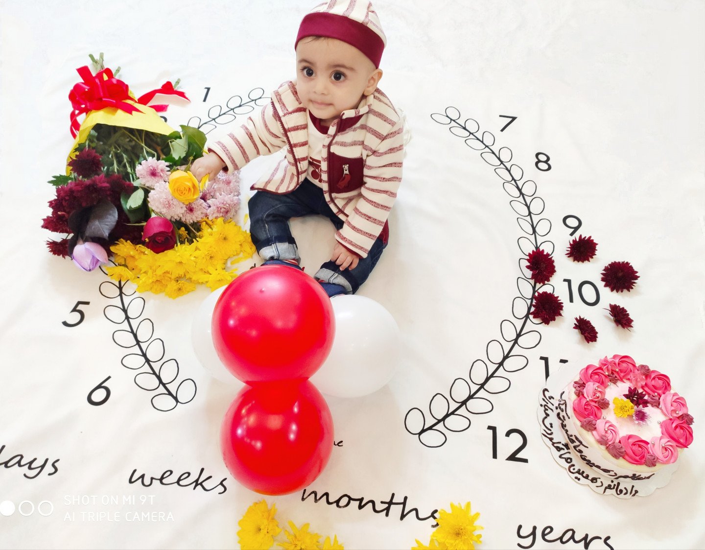 دوازده ماهگی نوزاد رادمان خالقی